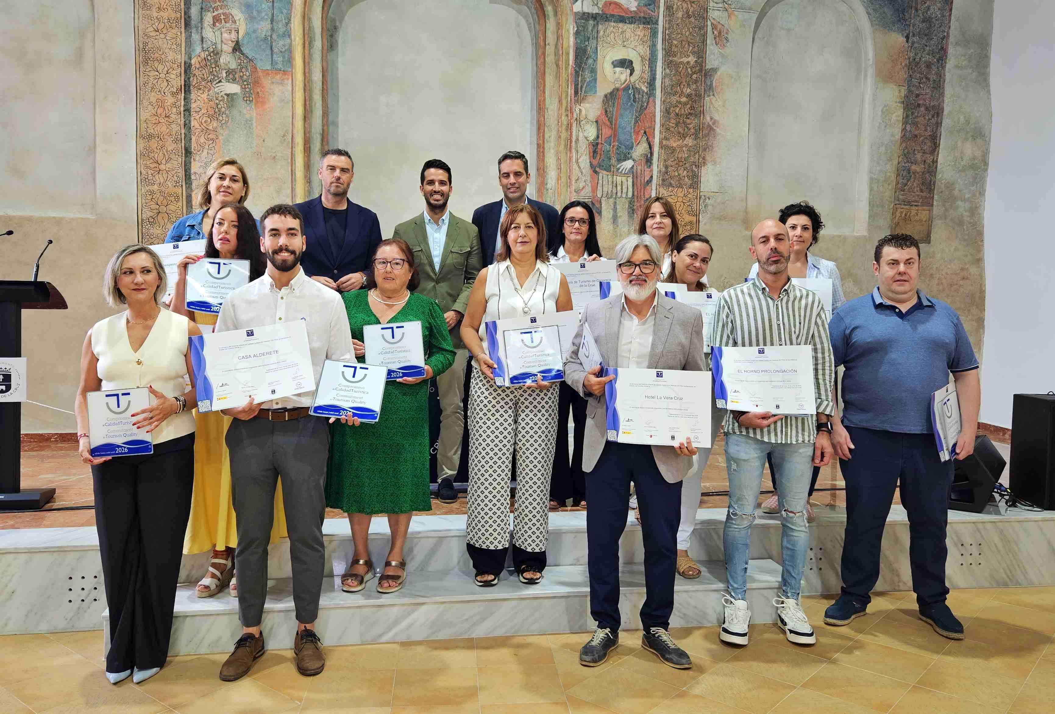 Entrega de distintivos SICTED en Caravaca