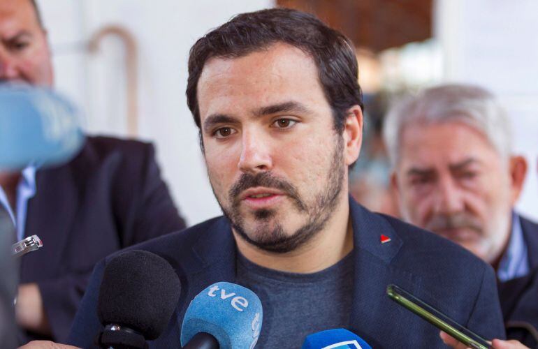 El coordinador federal de IU, Alberto Garzón.