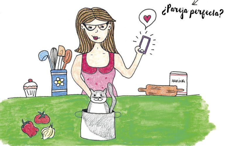 Portada de 'Mujer soltera cocinera BUSCA'.