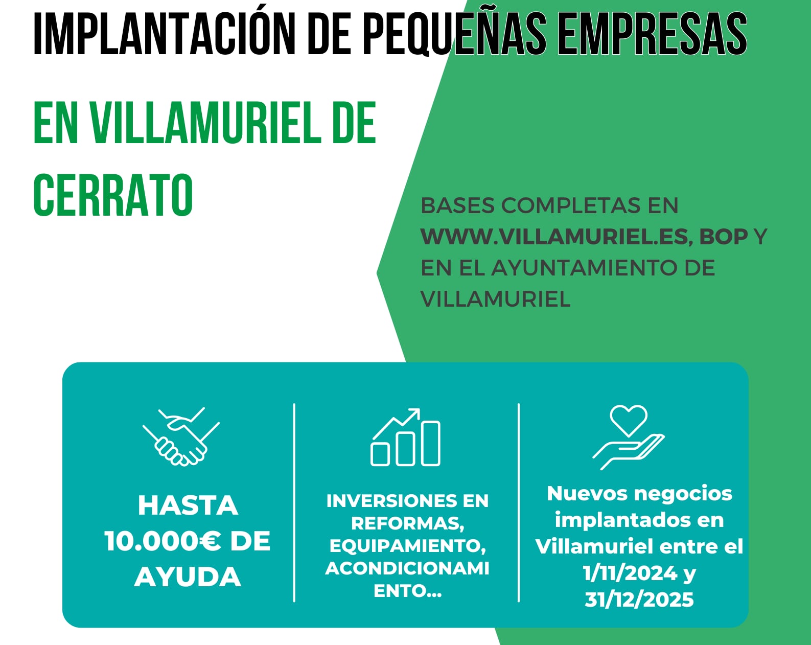 El Ayuntamiento de Villamuriel de Cerrato refuerza su apuesta por el emprendimiento y la implantación de empresas en el municipio