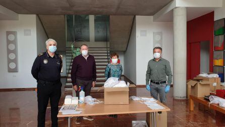 Donación de mascarillas de Rolser.