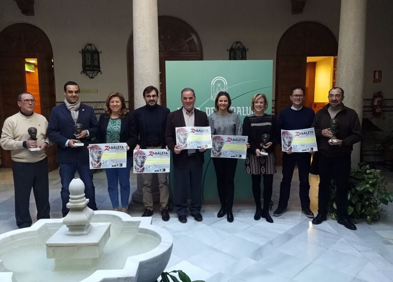 Presentacion de los galardonados con los premios Zabaleta del año 2017 en la Delegación de Gobierno de la Junta de Andalucía