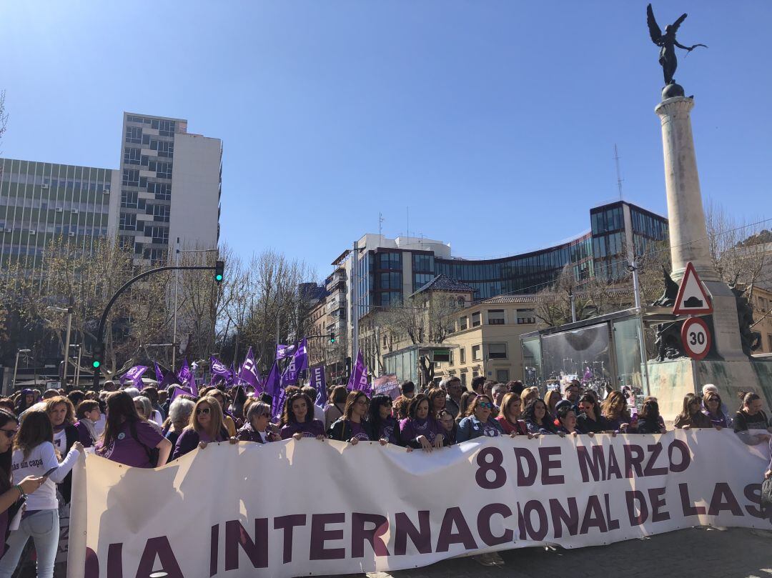 Inicio de la manifestación del 8M.