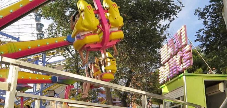 Imagen de una atracción de feria similar a la que causó el accidente del pasado sábado en Mendavia