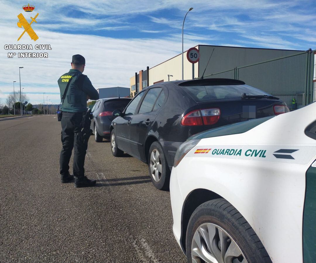 Imagen del vehículo localizado tras su sustracción