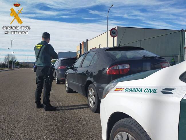 Imagen del vehículo localizado tras su sustracción