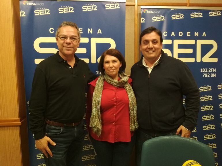 Salomón Hachuel, Mª José García y Manuel Núñez