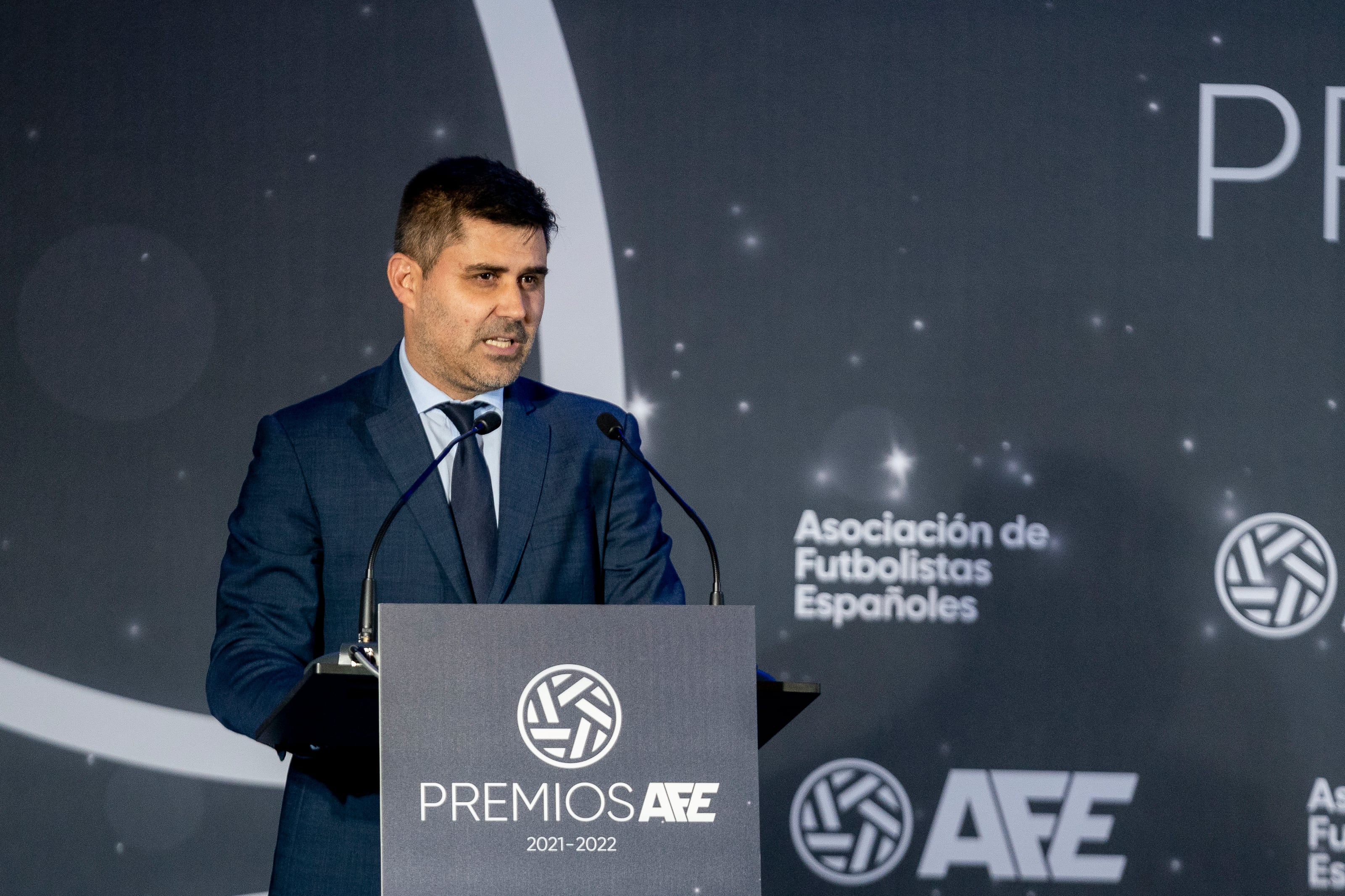 David Aganzo en la primera edición de los Premios AFE.