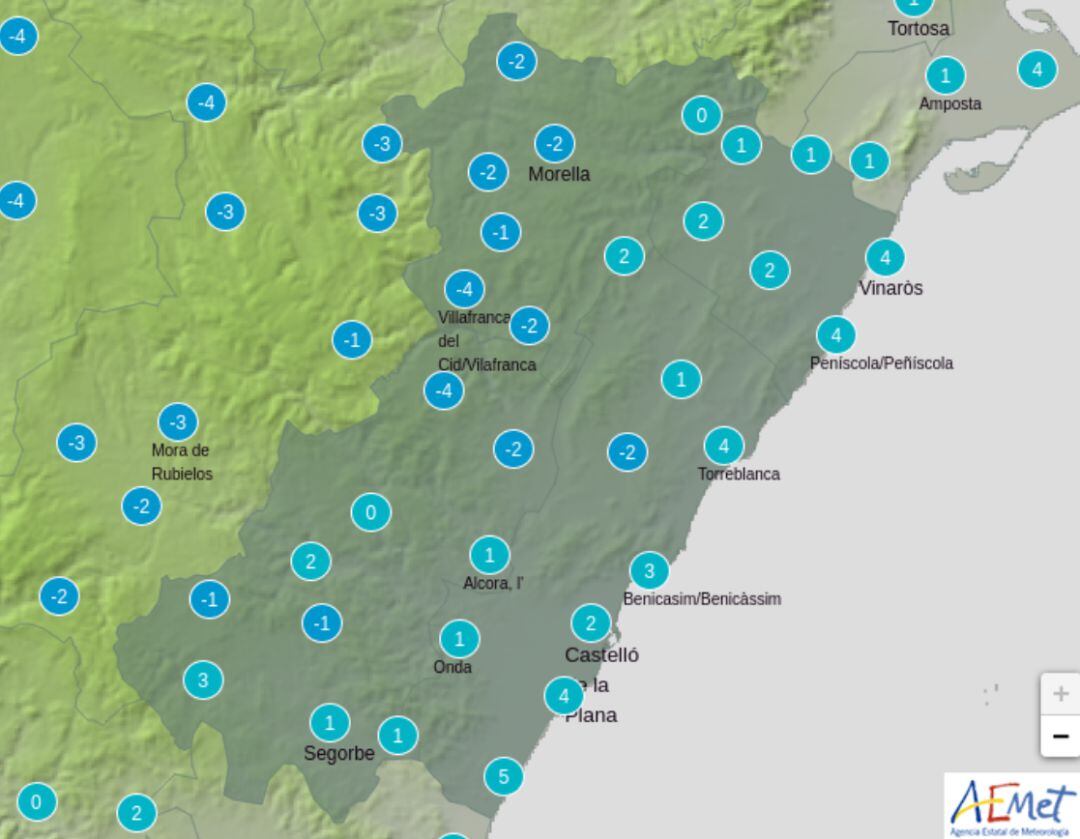 El momento de más frío será a las 6:00 de la mañana