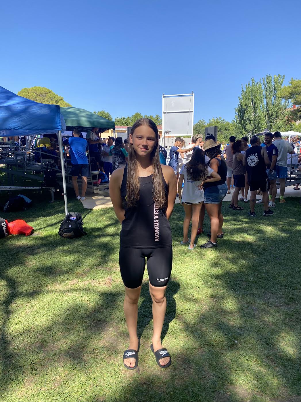 Rebeca Ferrer en el Campeonato de España de Natación Infantil de Verano (Imágen: CN Xàtiva)