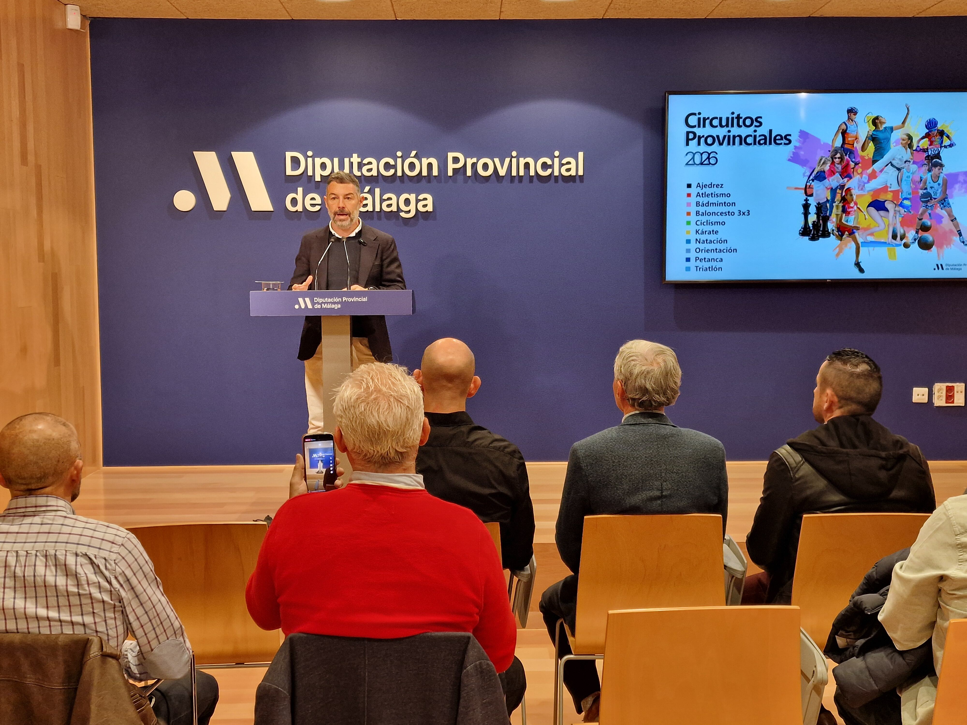 Presentación de los circuitos deportivos que organiza la Diputación de Málaga