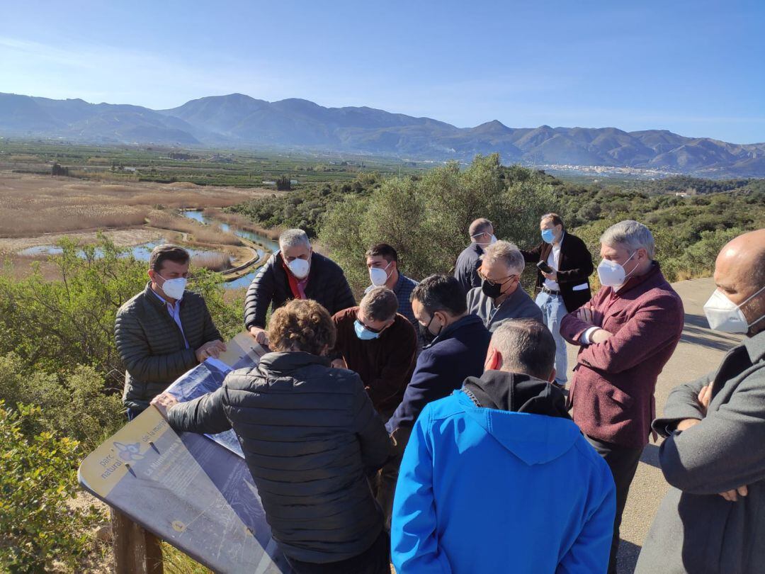 Visita del secretari autonòmic d&#039;Agricultura, Roger Llanes, y el director general d&#039;Agricultura, Antoni Quintana 