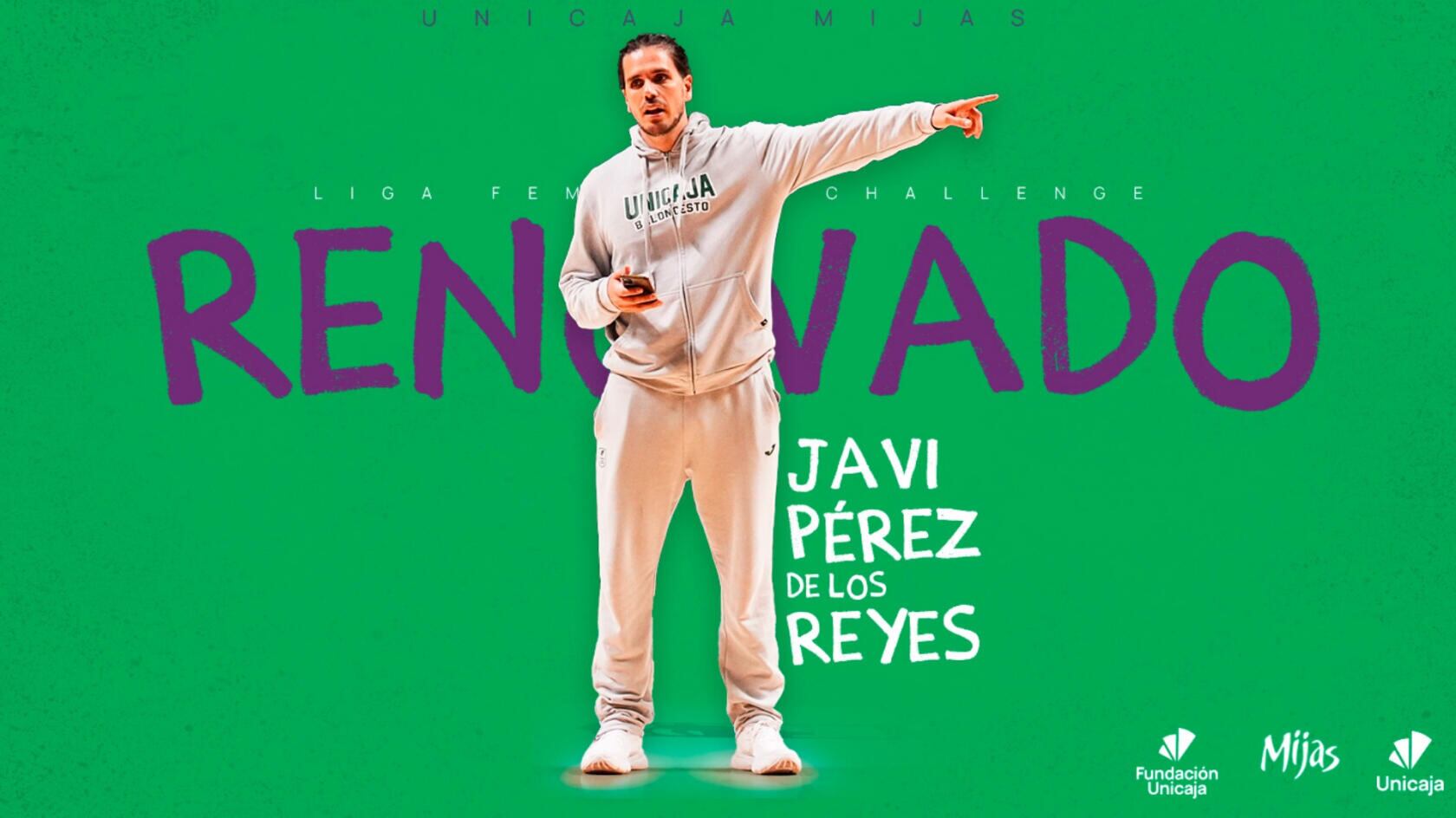 Javi Pérez de los Reyes, otra temporada en el Unicaja Mijas femenino