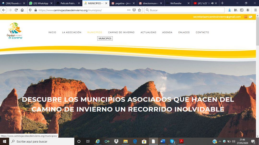 Imagen de la nueva web