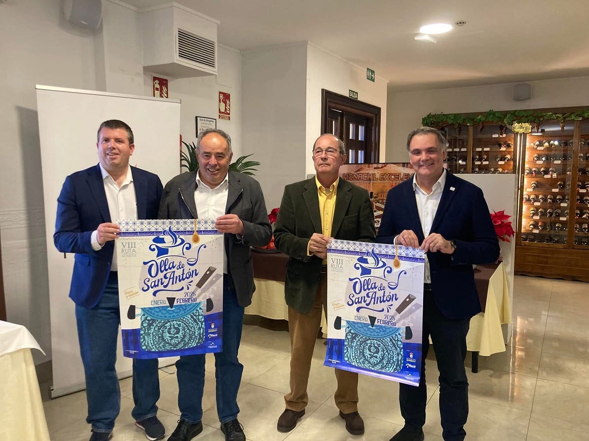 Presentación ruta gastronómica olla de San Antón en Monachil