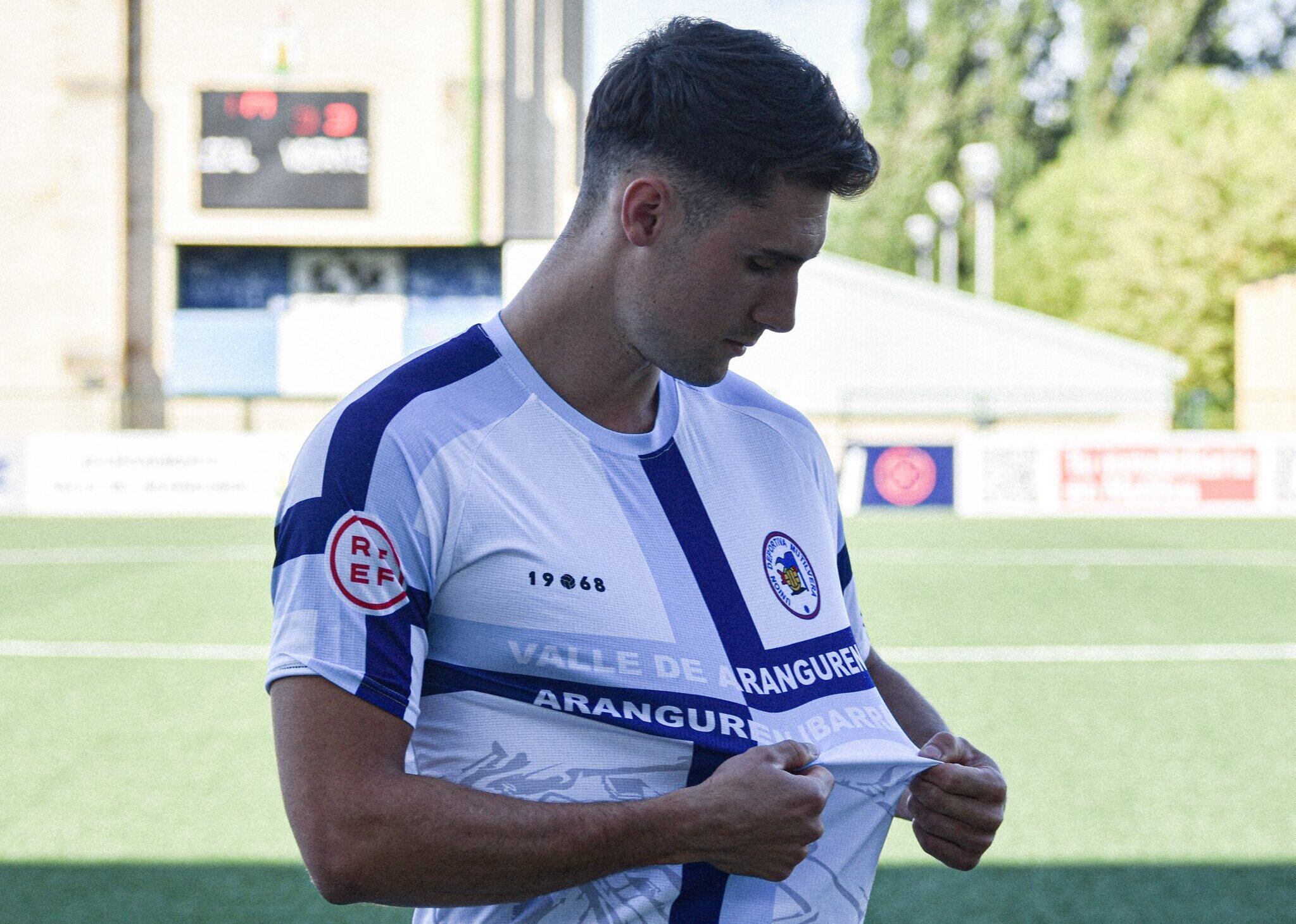 Iñaki Telletxea firmó por la Mutilvera en el verano de 2023 / UD Mutilvera