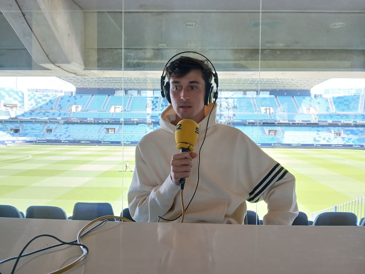 Carlos Dotor en SER Deportivos: Deseo de ascender, momento de forma y disfrute en Málaga
