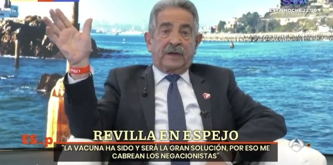 Miguel Ángel Revilla en su intervención en Espejo Público