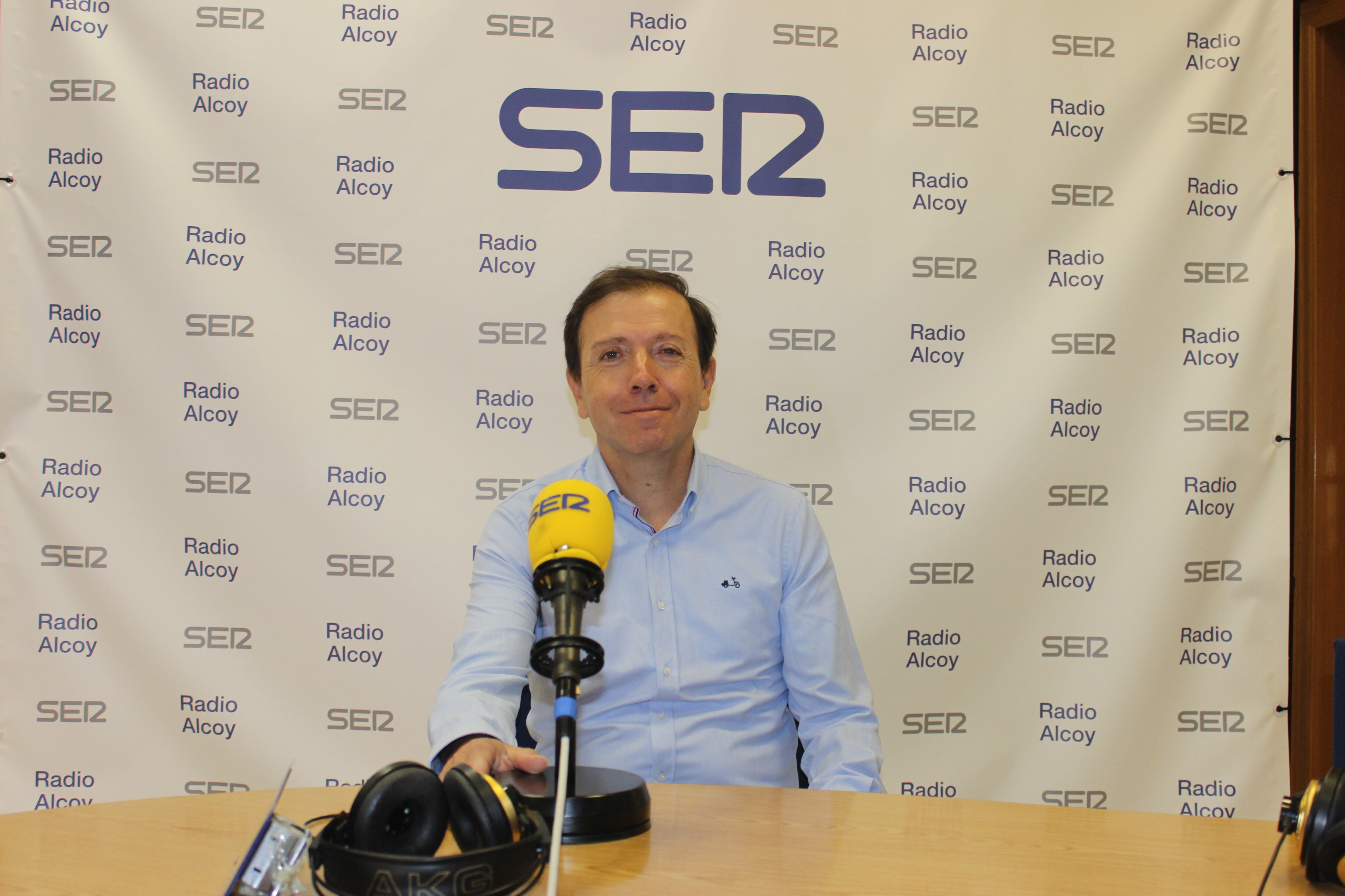Gabriel Guillem en Radio Alcoy