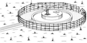 Resultado final de la construcción del pozo de agua