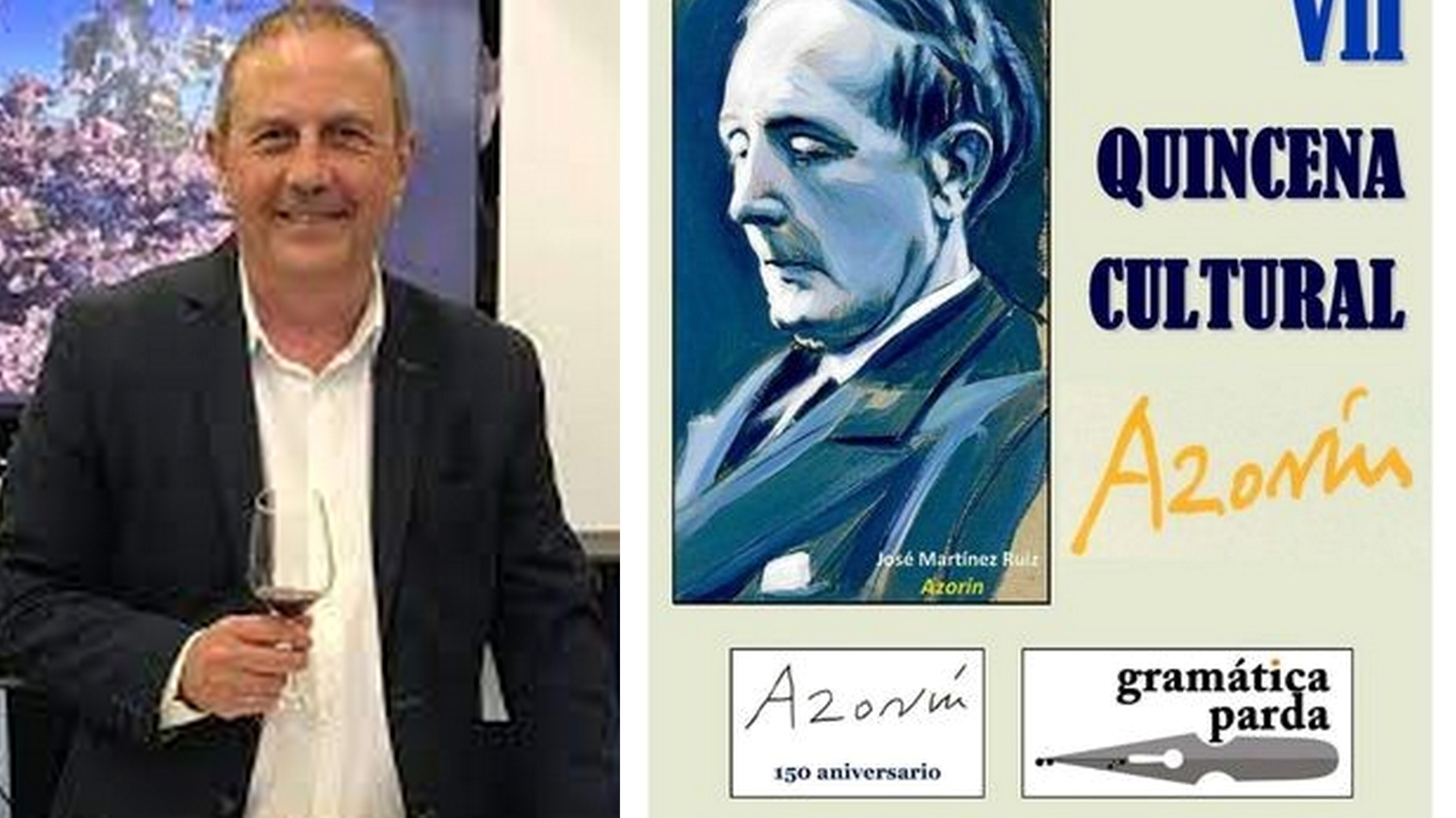 Este jueves Rafael Poveda, enólogo e historiador, ofrecerá una charla en los Salones Princesa con el título, “Azorín y el Fondillón”, comenzará a las 20:30h.