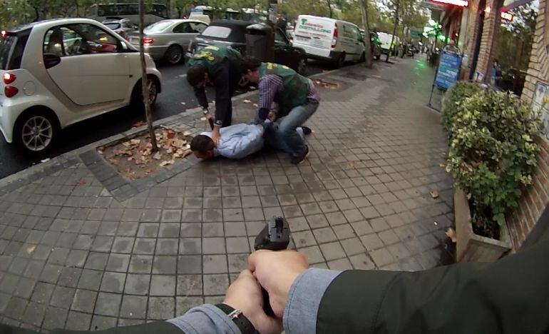 Fotografía de uno de los operativos facilitada por la Guardia Civil.