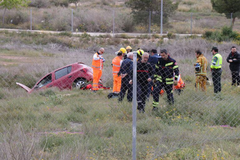 Imagen del vehículo siniestrado