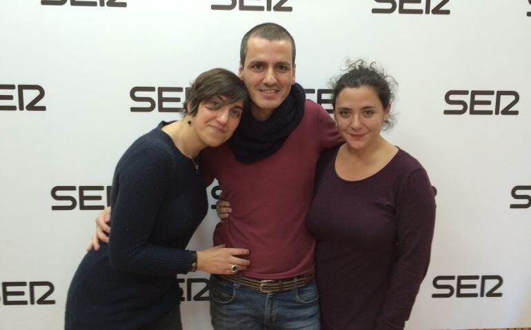 Elisa Reche y José Antonio Fuentes de &#039;Sabotage Teatro&#039;, y Elena Serrano de &#039;Ven, desátame&#039;.