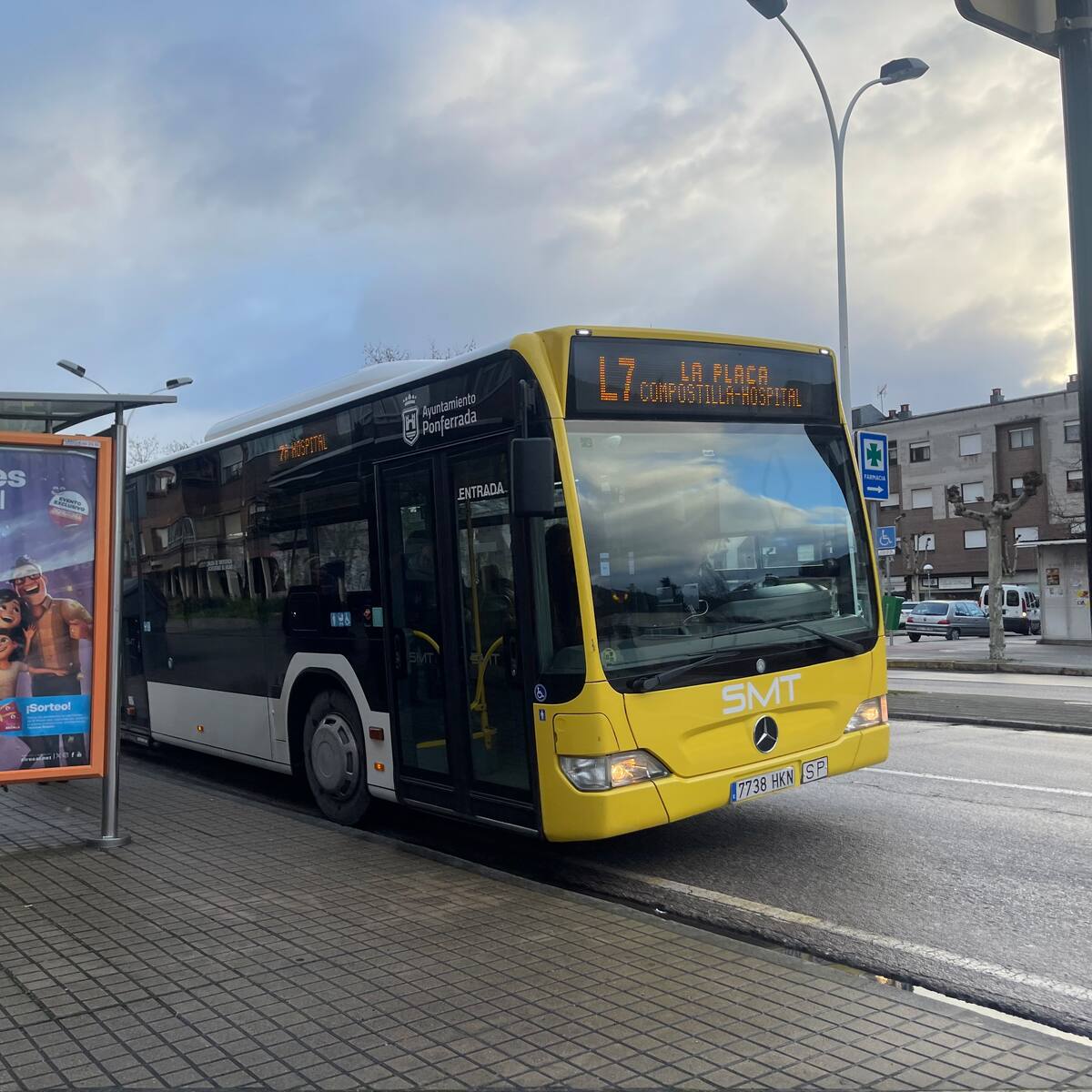 Ponferrada se suma a la huelga del transporte urbano con un 37,5% de servicios mínimos