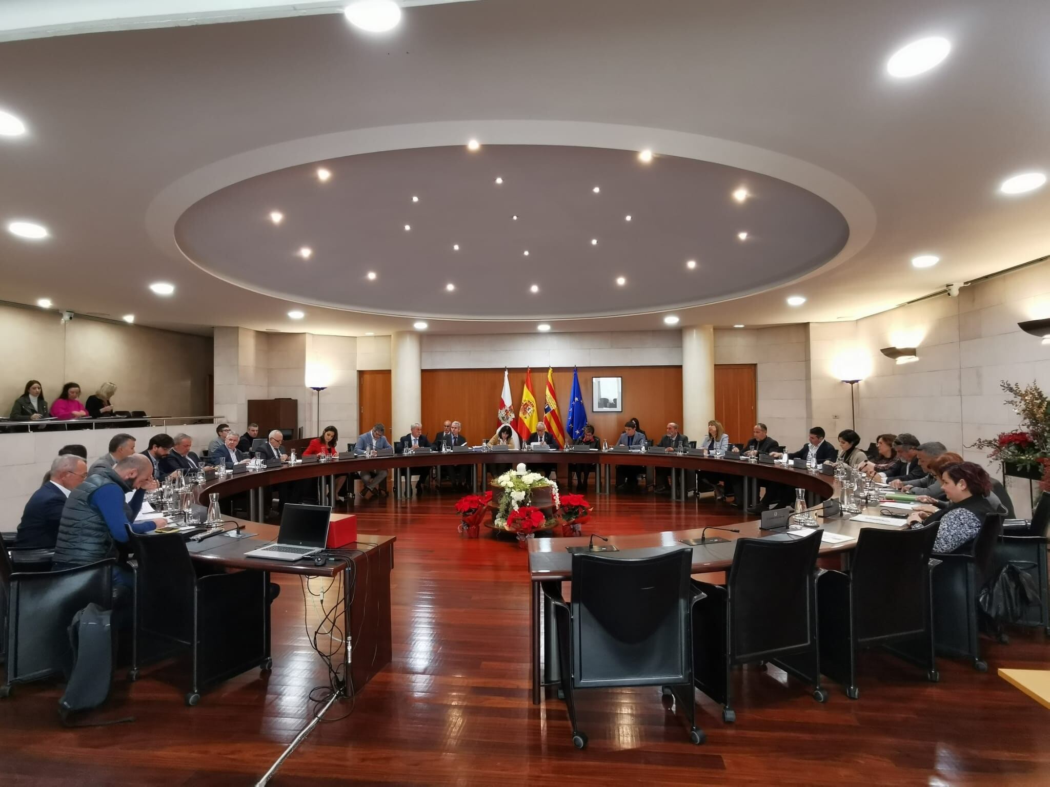 Pleno de presupuestos de la Diputación de Huesca