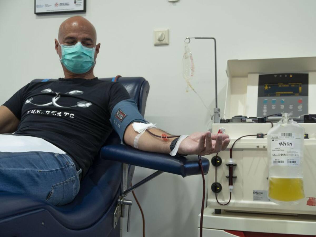 700 enfermos de COVID-19 han recibido plasma de personas curadas como parte de su tratamiento