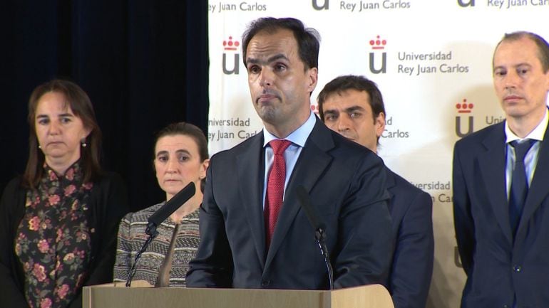 El rector de la Universidad Rey Juan Carlos, Javier Ramos López.