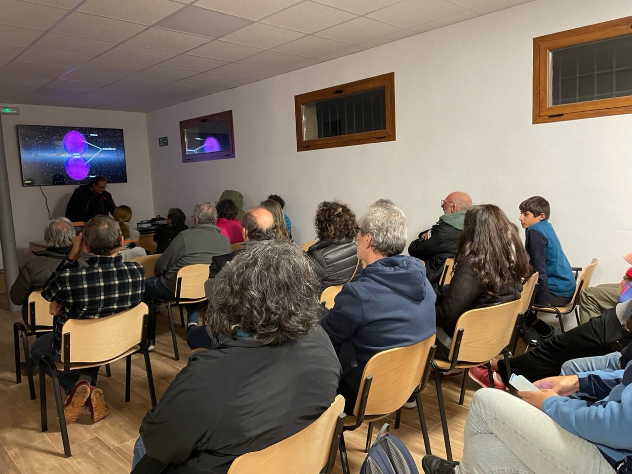 Aula del observatorio astronómico de Vega del Codorno (Cuenca).