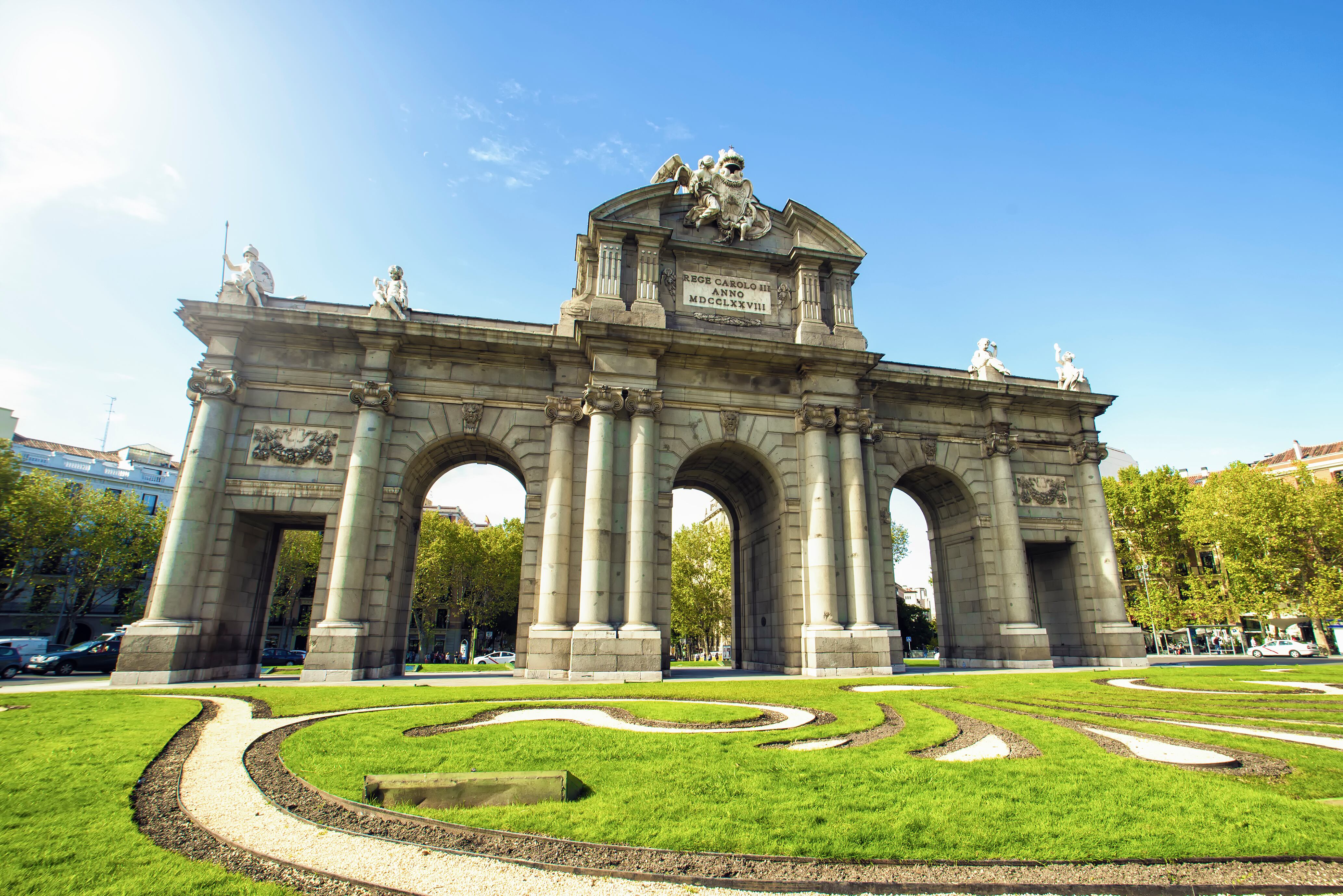 La Puerta de Alcalá, uno de los monumentos más reconocibles de Madrid