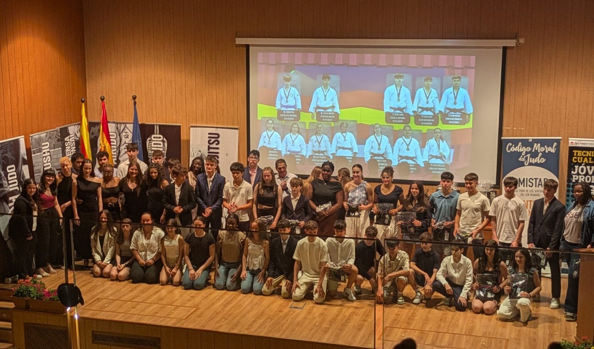 Jaca acogió la IV Gala de la Federación Aragonesa de Judo celebrada en la sede de la Comarca de la Jacetania