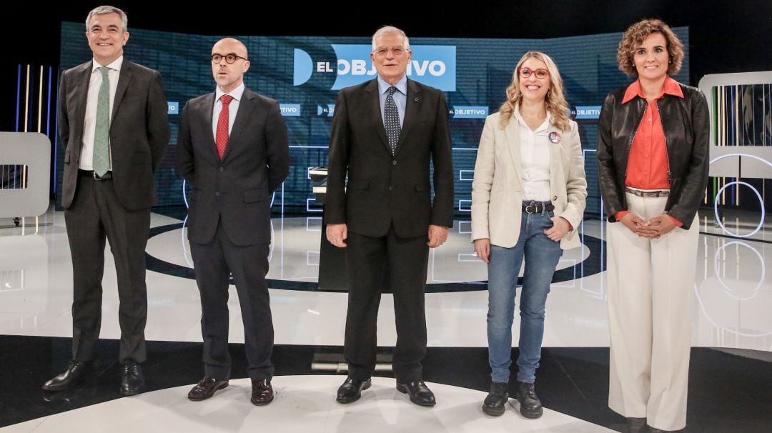 Debate electoral a cinco para las europeas en La Sexta.