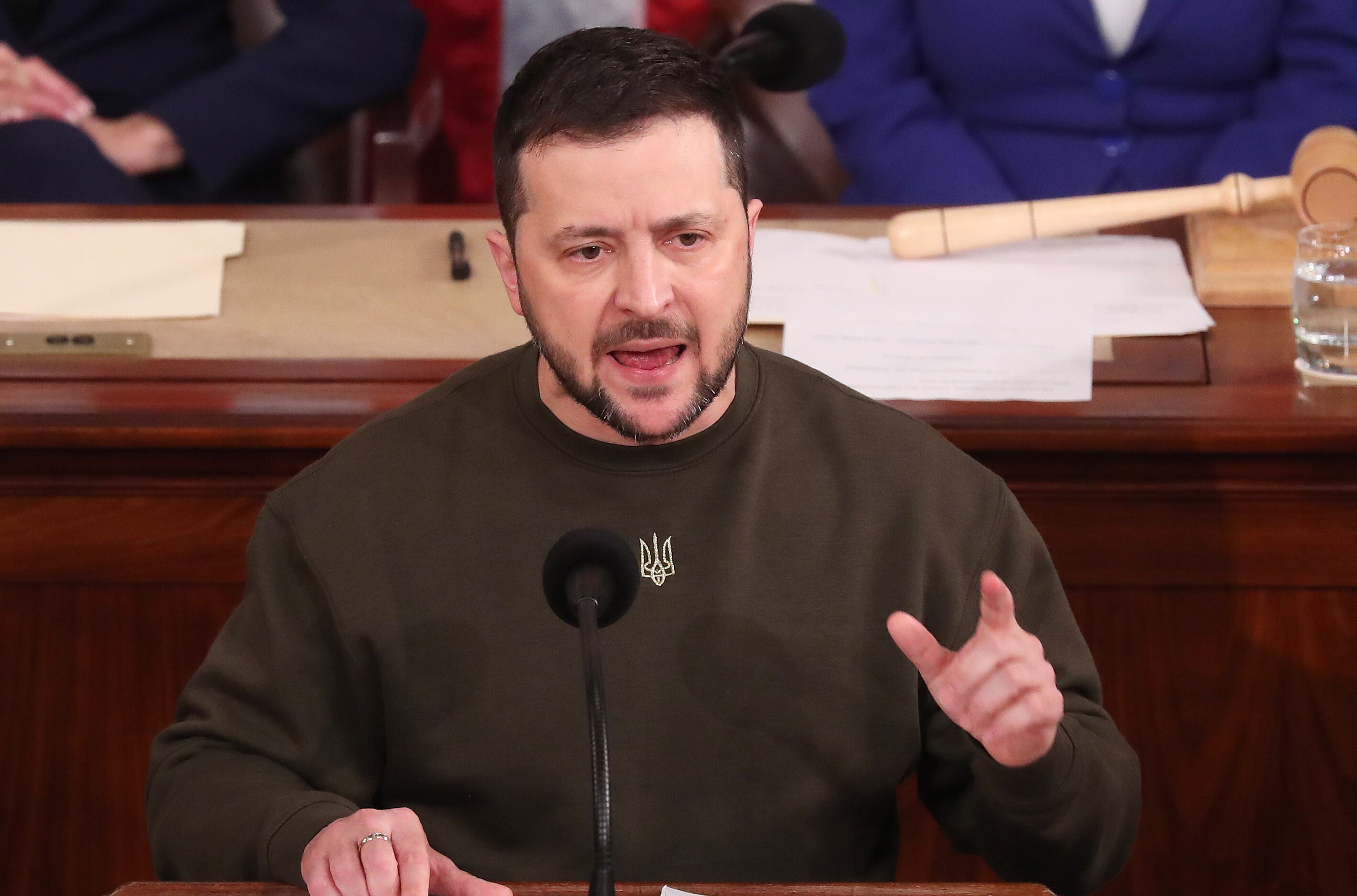 El presidente de Ucrania.  EFE/EPA/MICHAEL REYNOLDS