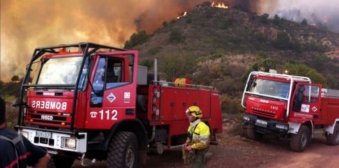 Fotografia d'arxiu de bombers