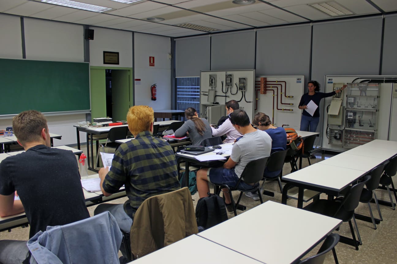 Uno de los aularios del Campus de Vera de la Universitat Politécnica de València