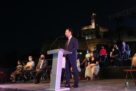 Ruiz durante su discurso