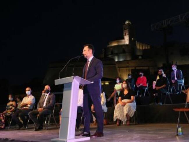 Ruiz durante su discurso