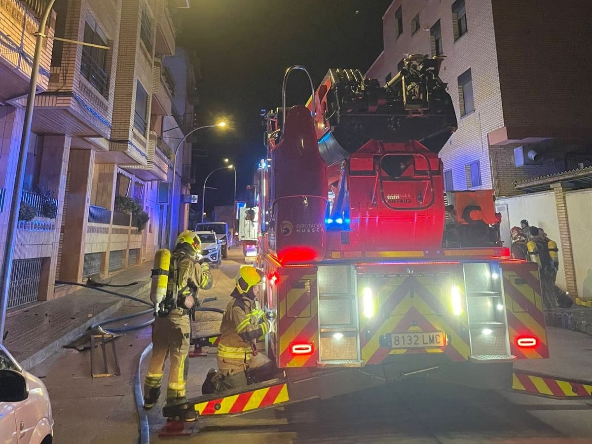 Consternación en Ayerbe tras el incendio que acaba con la vida de Agustín Aylagas