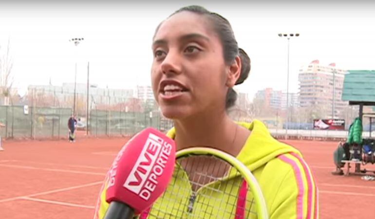 Daniela Seguel, durante una entrevista en su país