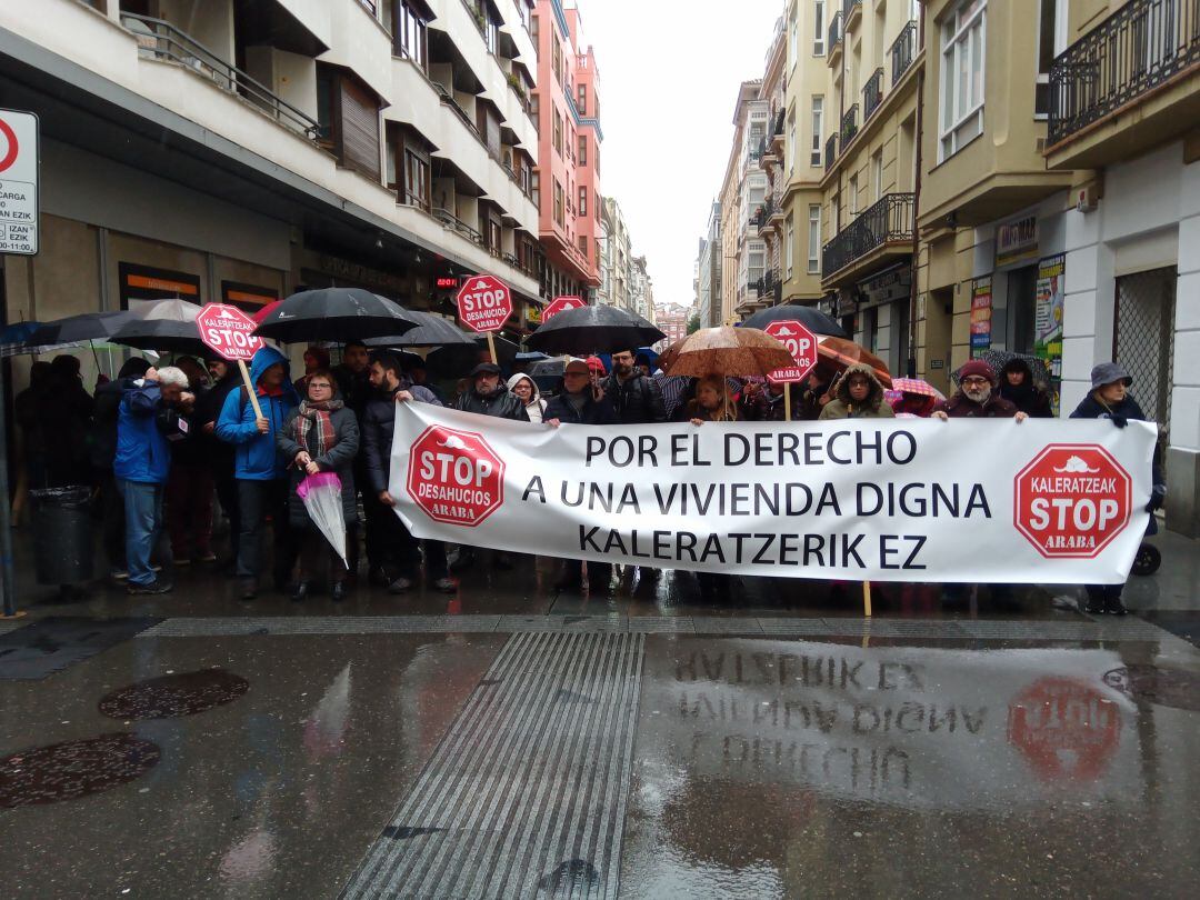 Protesta de hoy por el desahucio de Bouchra