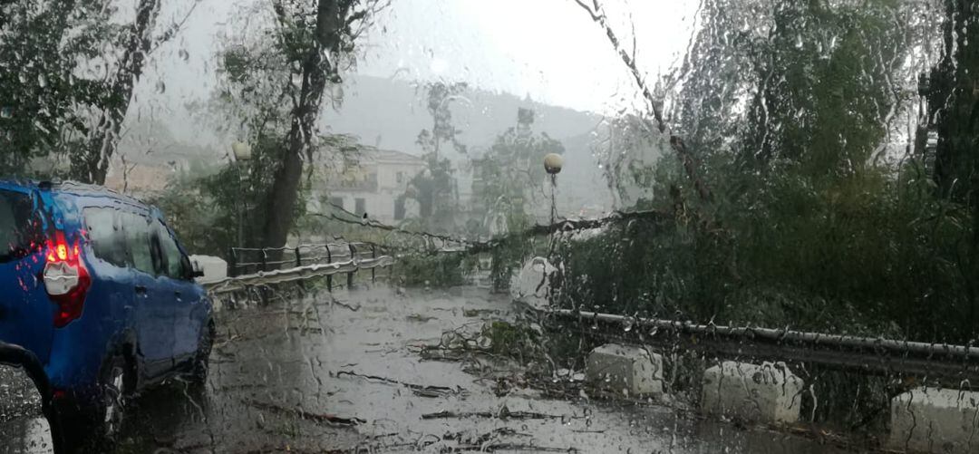 Tormentas en la provincia. Foto de archivo.