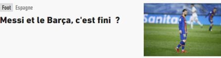 L´Équipe: &quot;Messi y el Barça ¿Han terminado?&quot;