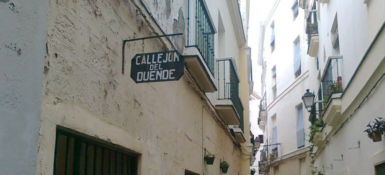 Imagen del Callejón del Duende, en el Barrio del Pópulo