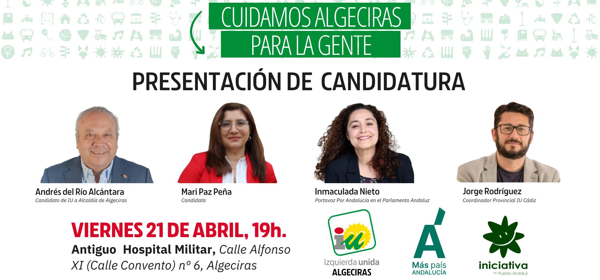 Acto de presentación de la candidatura