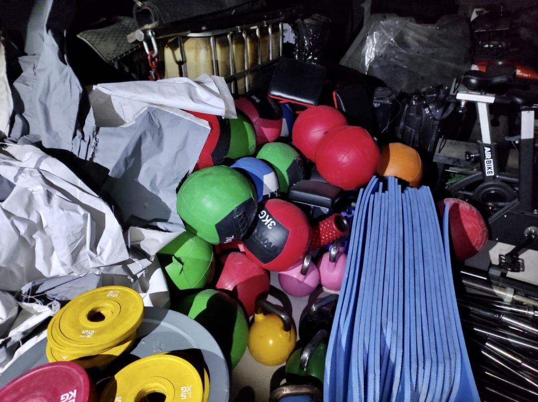 Material robado en un gimnasio de Castelló