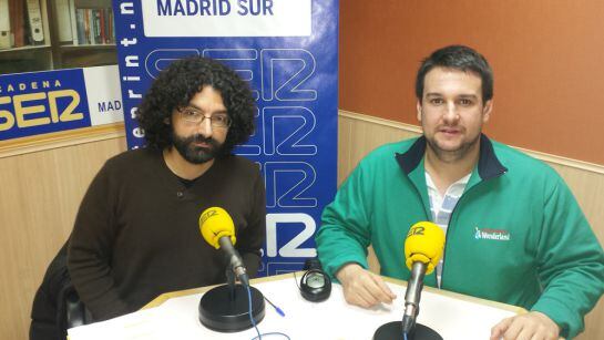 Borja Sánchez (d), director de la Escuela Infantil Woderland, y Tomás Villarín, psicopedagogo